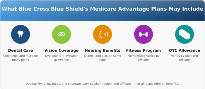 BCBS additional benefits for Medicare Advantage in 2027